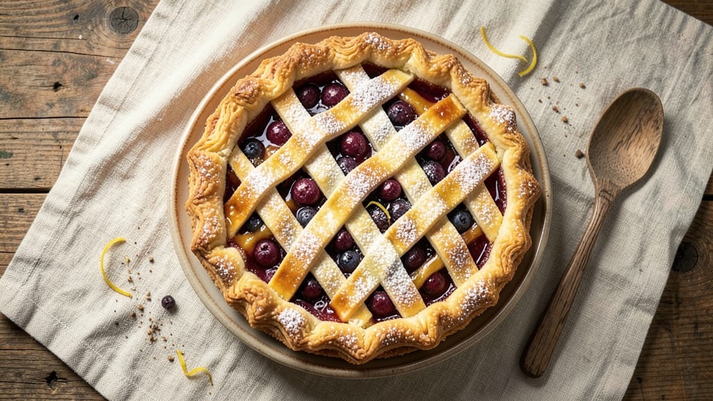 5 Star Blueberry Pie Recipe: Deep Dish with Bursting Juicy Berries
