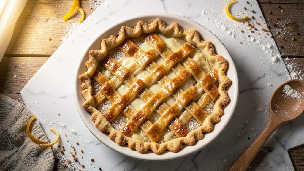 12-Inch Pie Crust Recipe: Foil-Sealed Secret for Perfectly Golden Edges