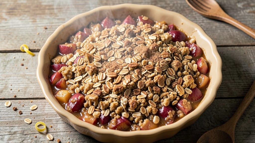 Apple Crisp Recipe With Apple Pie Filling And Oatmeal: Pie-Filling Shortcut With Buttery Oat Topping