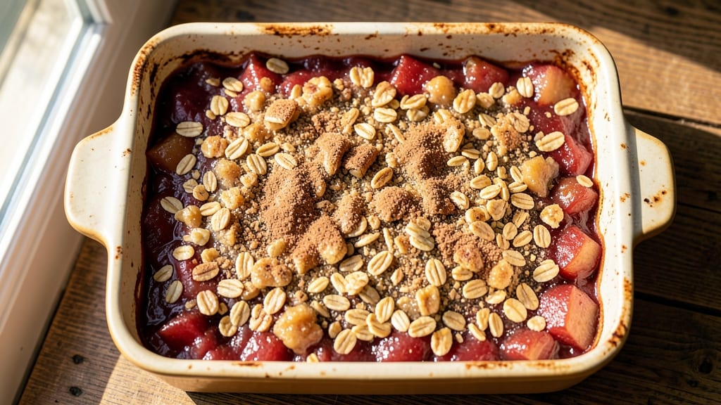 Apple Crisp Recipe Made With Canned Apple Pie Filling: No-Bake Crunch Over Foil-Sealed Warmth