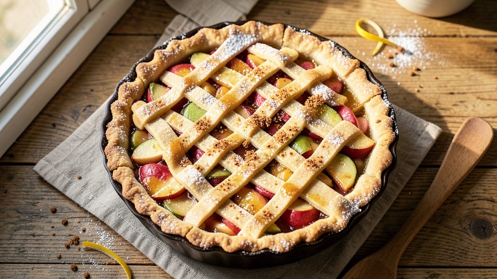 Snow White Apple Pie Recipe: Crispy Lattice Crust With Spiced Apple Filling