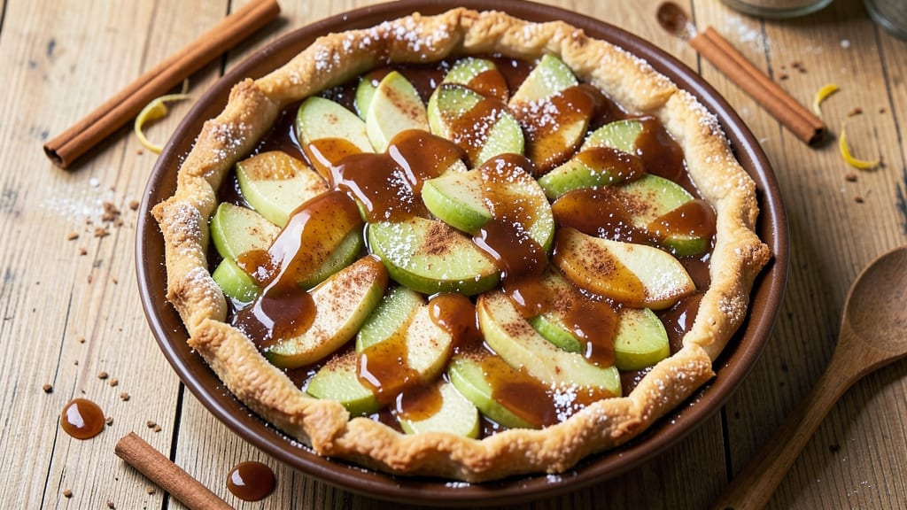 Ree Drummond's Caramel Apple Pie Recipe: Buttery Lattice Crust Over Spiced Apple Bliss