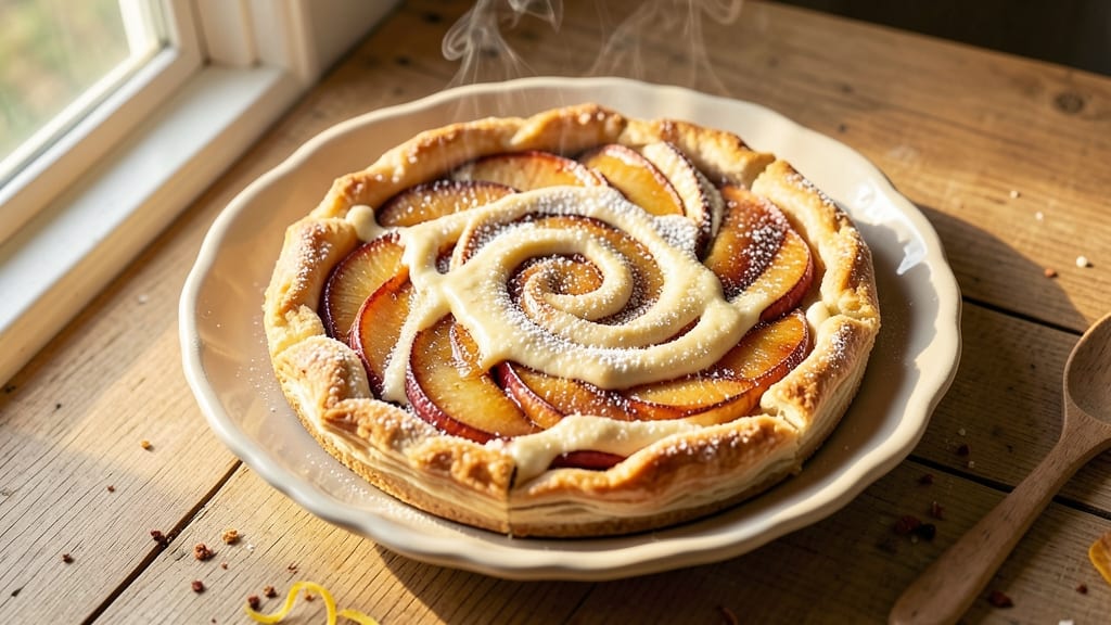 Apple Crostata Recipe With Pie Crust: Rustic Lattice Top Over Spiced Apple Filling