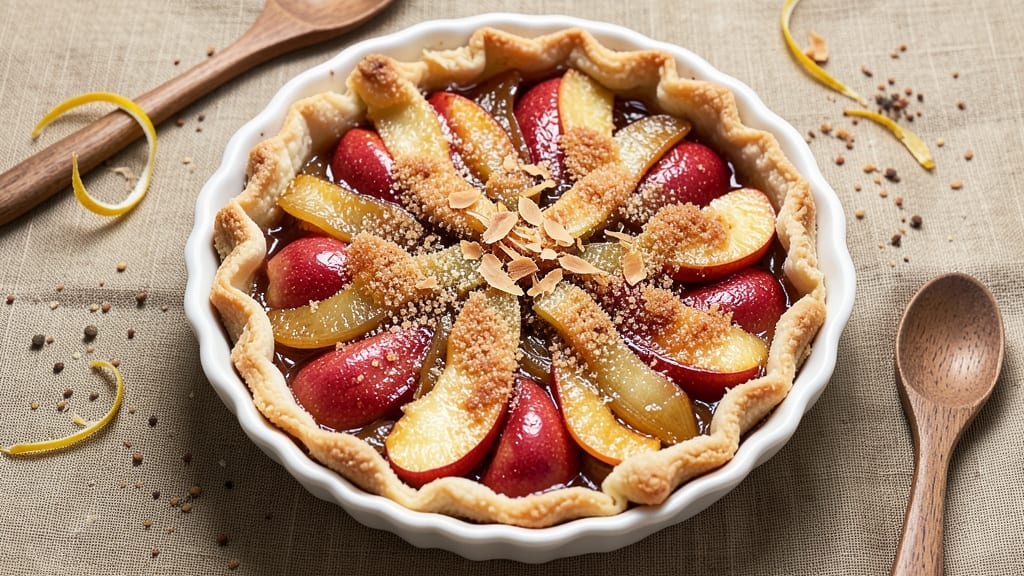 Apple Onion Pie Recipe: Savory-Sweet Caramelized Layers in Crust