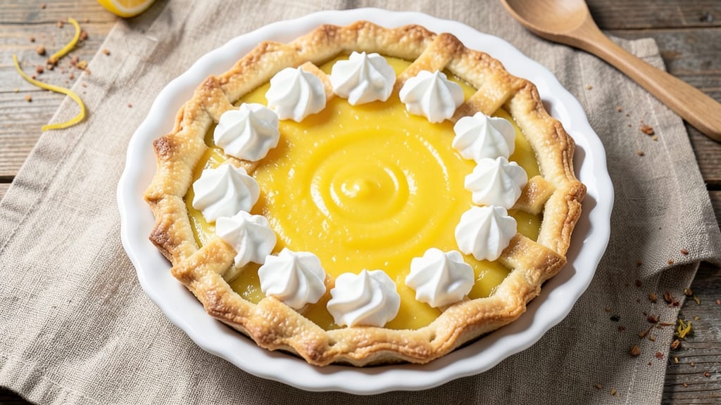 3 Ingredient Lemon Pie Recipe: Zesty Tartness Without the Fuss