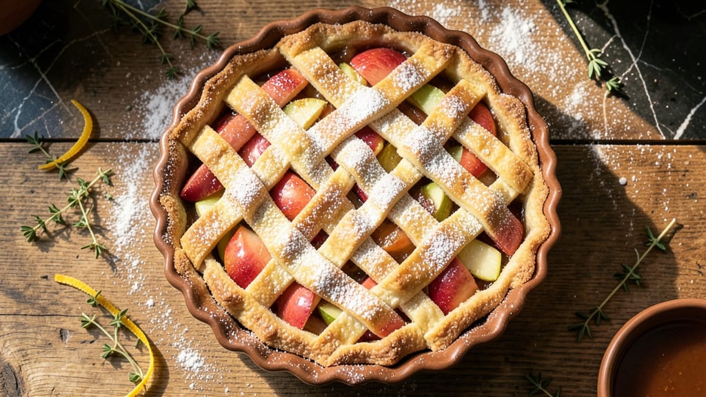 Regular Apple Pie Recipe: Flaky Crust and Cinnamon-Spiced Filling