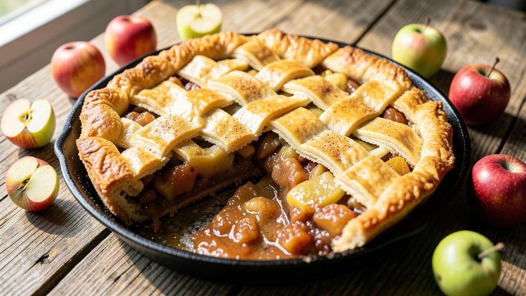Apple Pie Recipe With Crab Apples: Rustic Tartness With Crunchy Top Magic