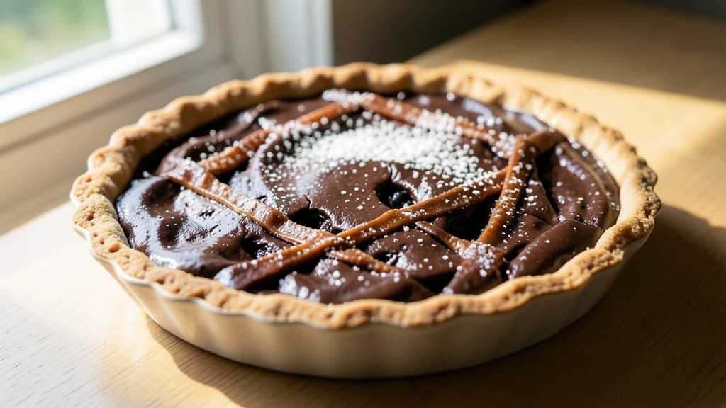 3 Ingredient Chocolate Pie Recipe: Rich, Fudgy Center in 15 Minutes
