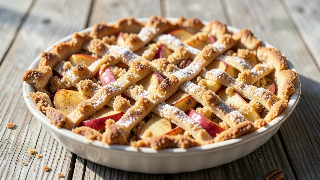 Apple Crumb Pie Recipe With Graham Cracker Crust: Buttery Crust Meets Warm Spiced Apple Filling