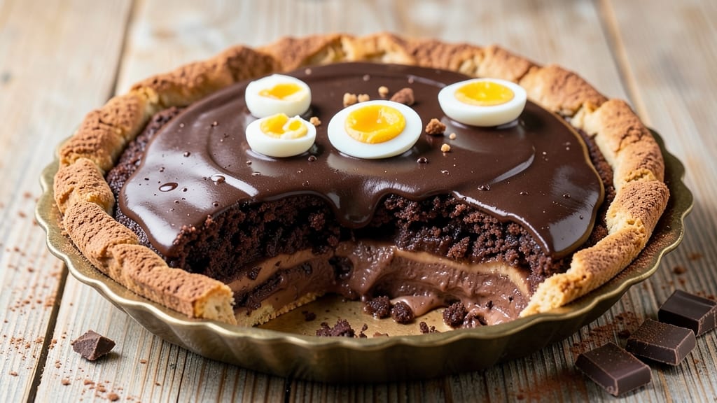 4 Charles Chocolate Pie Recipe: Deep Cocoa Crust With Fudgy Center