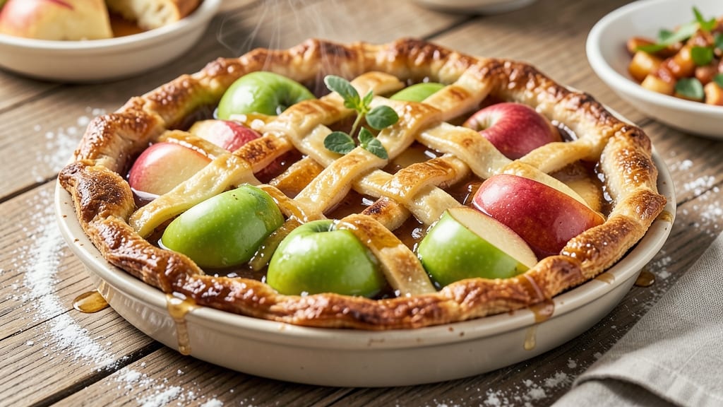 All Natural Apple Pie Recipe: Spiced Filling and Crispy Top Without Refined Sugar