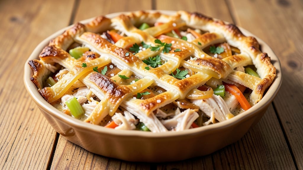 Air Fryer Chicken Pot Pie Recipe: Crispy Top, Creamy Filling in 30 Minutes