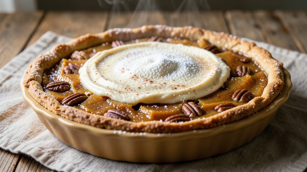 Rum Sweet Potato Pie Recipe: Spiced Booze-Infused Filling with Crispy Lattice Top
