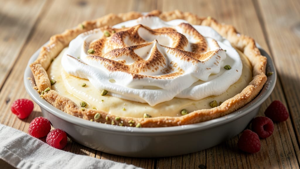 Amish White Christmas Pie Recipe: Vanilla Cream Cheese Dream With Crunchy Topping Magic