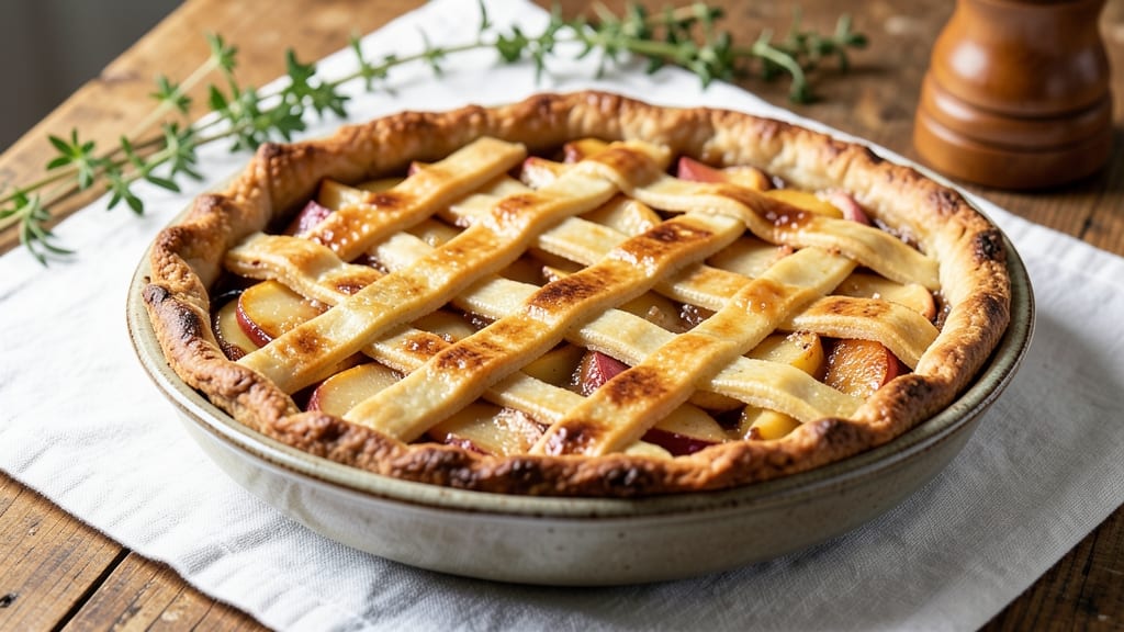 Silver Palate Apple Pie Recipe: Spiced Filling in Buttery Vanilla-Infused Lattice