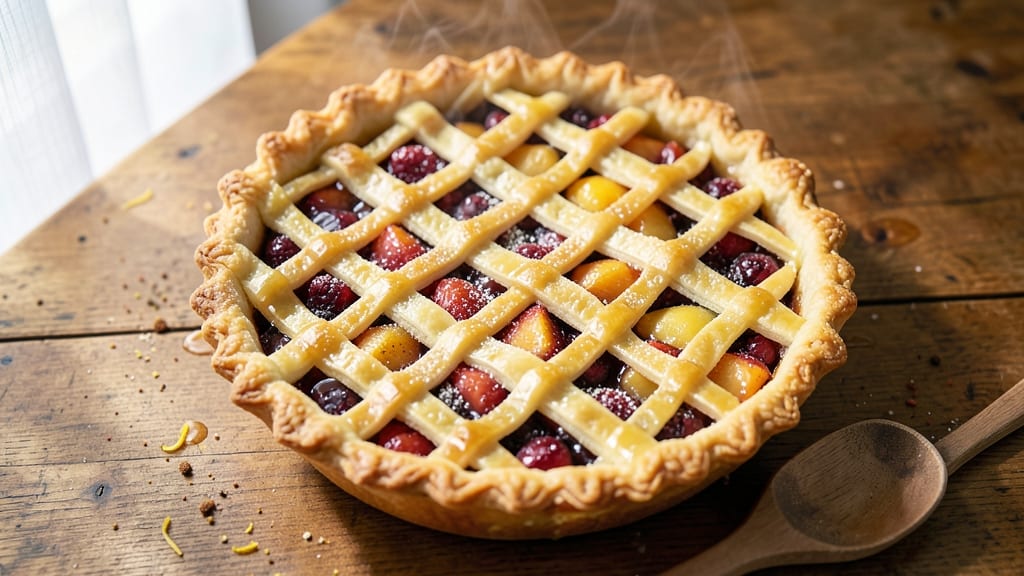 9-Inch Double-Crust Pie Recipe: Golden Crust and Perfectly Set Filling