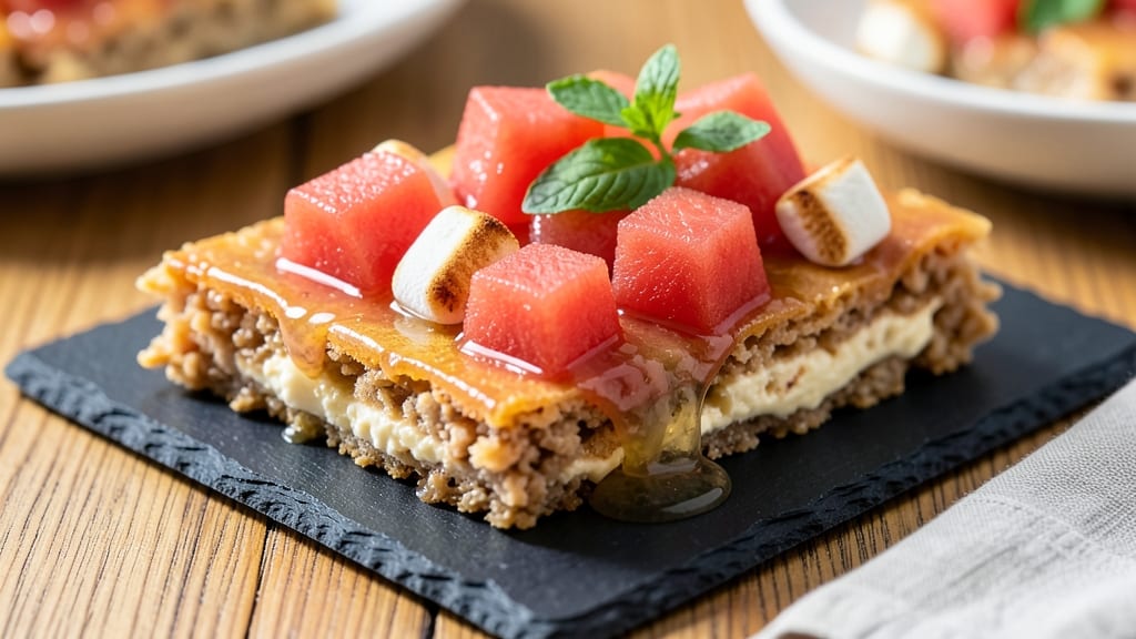 Rice Krispie Treat Watermelon Recipe: Juicy Melon-Marshmallow Fusion