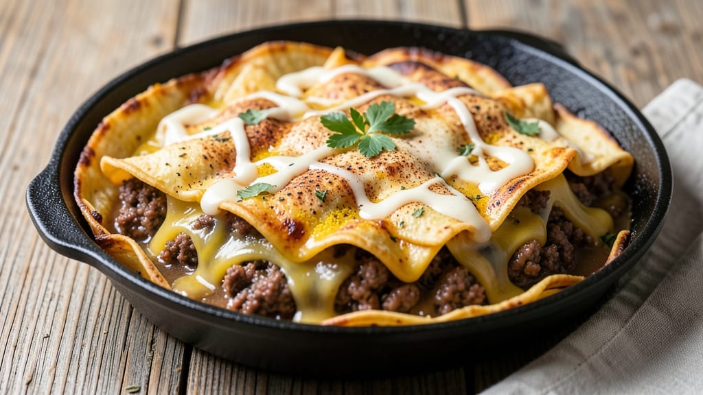5 Star Tamale Pie Recipe: Crunchy Tortilla Top With Gooey Cheese Center