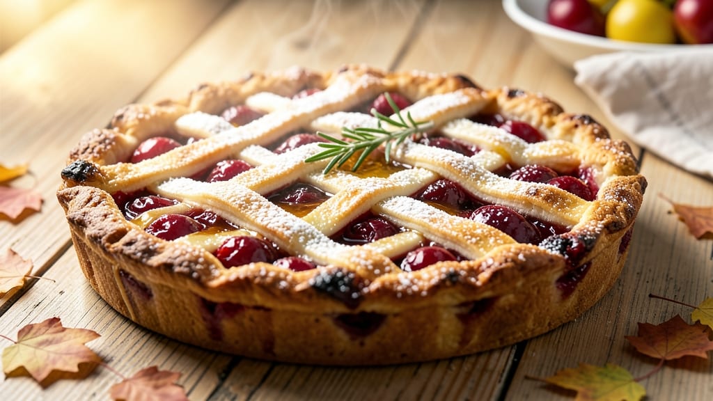 Lucky Leaf Cherry Pie Recipe: Tart Cherry Filling in Buttery Lattice Crust