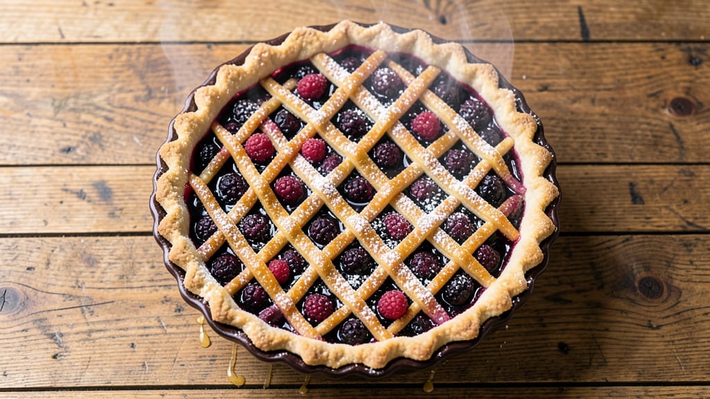 Amish Black Raspberry Pie Recipe: Deep Purple Filling with Homestyle Crust