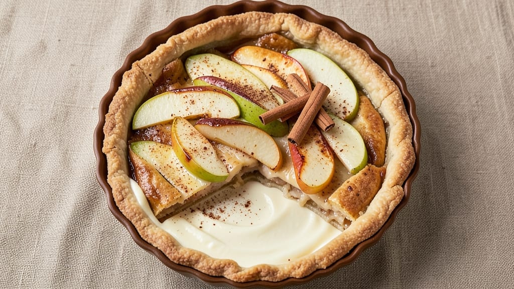 Apple And Custard Impossible Pie Recipe: No-Bake Magic With Foil Trick