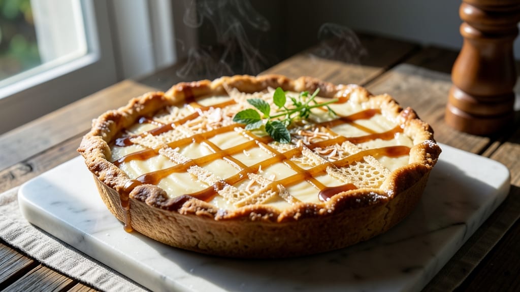 Rice Custard Pie Recipe: Silky Vanilla Cream With Crispy Top