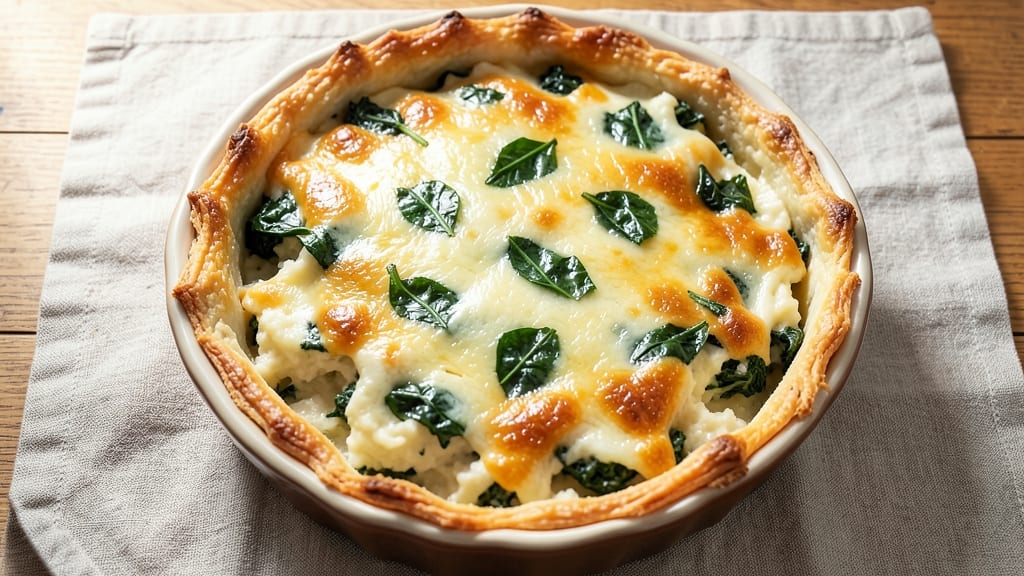 Potato And Spinach Pie Recipe: Savory Crust, Creamy Filling Harmony