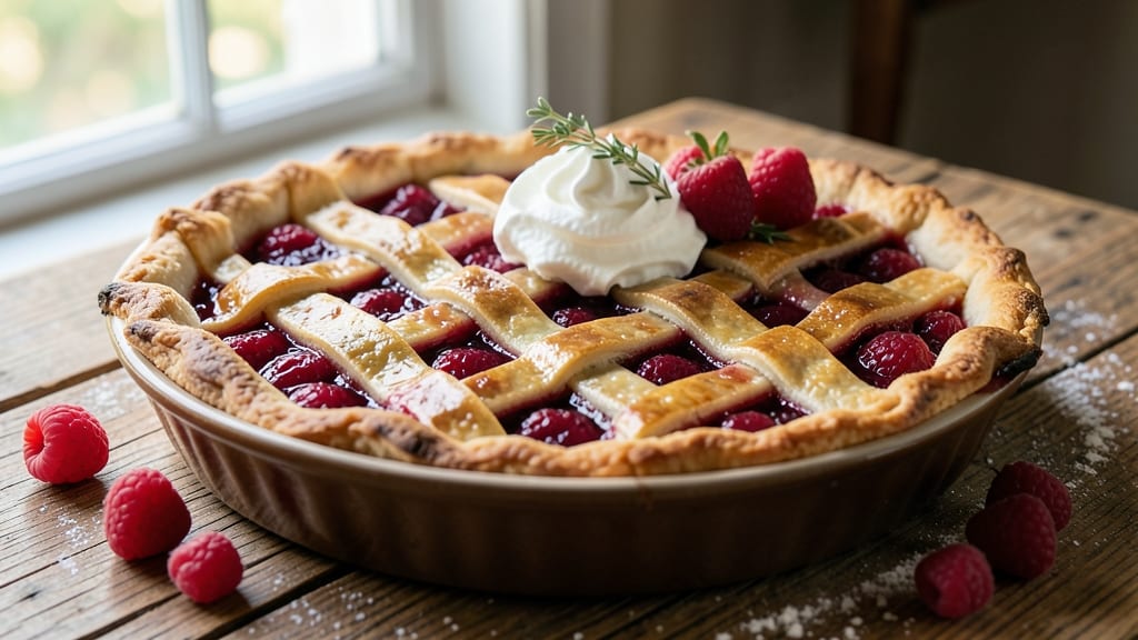 Amish Raspberry Pie Recipe: Homestyle Crust and Bursting Berries