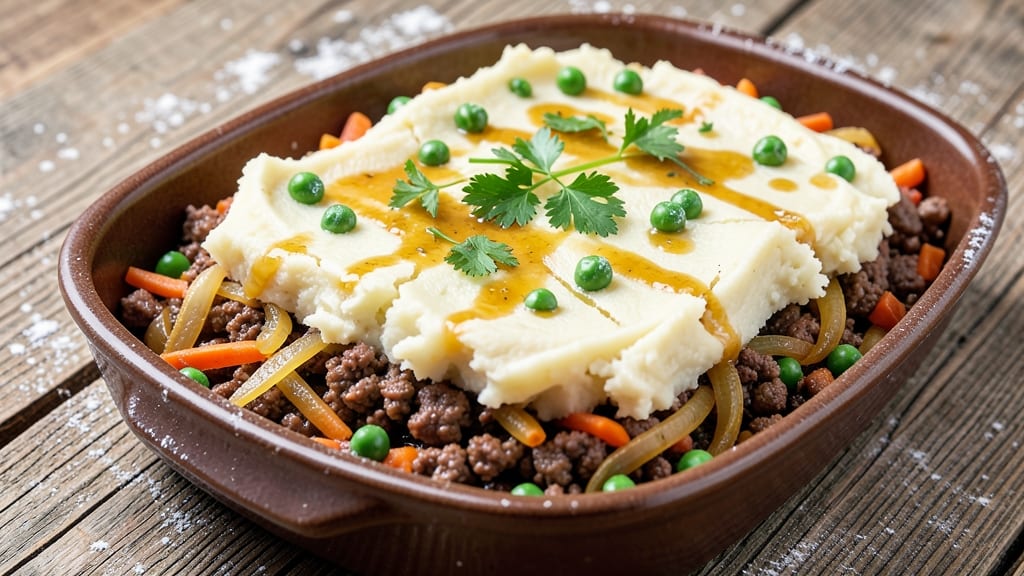 America's Home Cooking Shepherd's Pie Recipe: Savory Meat and Mashed Potato Crust Harmony