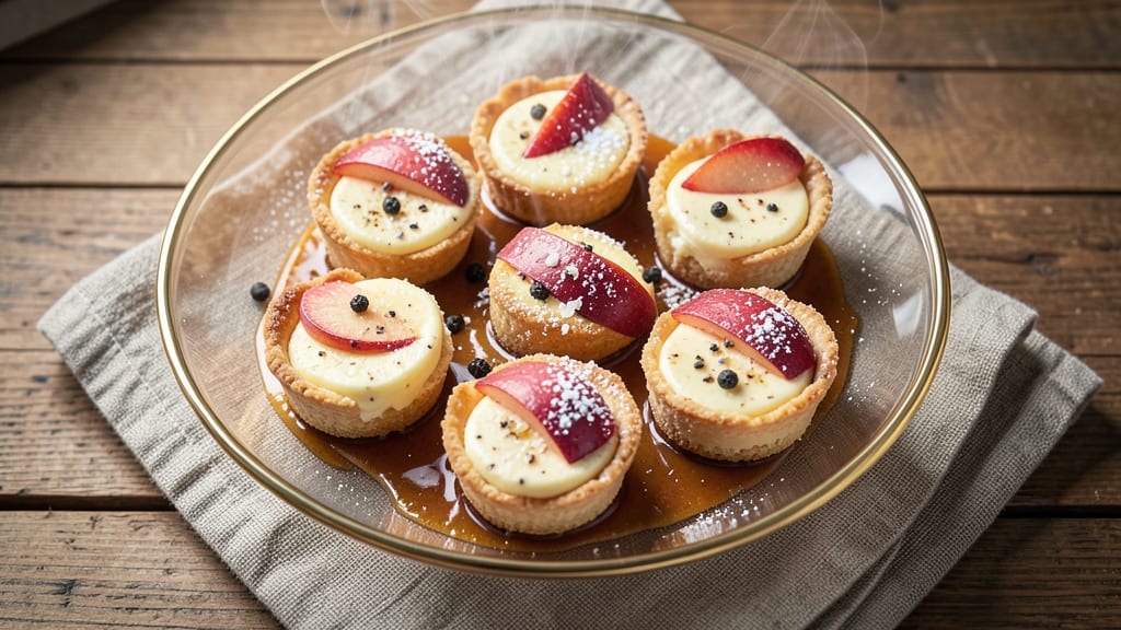Apple Pie Cheesecake Bites Recipe: Mini Desserts With Crustless Creamy Core
