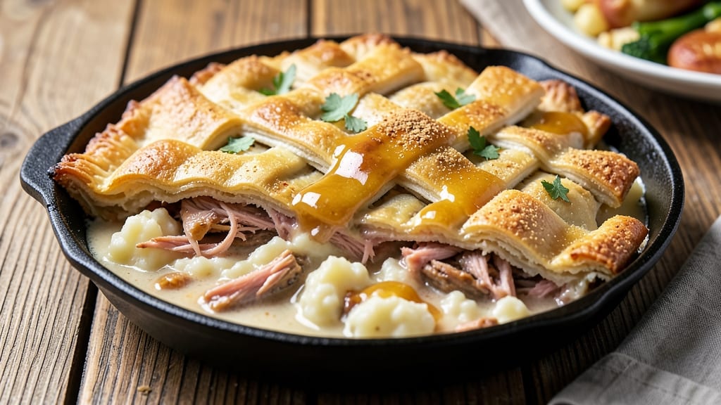 Pillsbury Pie Crust Turkey Pot Pie Recipe: Turkey, Gravy, and Mashed Potato Harmony