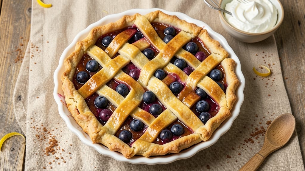 Anna Olson's Blueberry Pie Recipe: Foolproof Lattice Crust With Bursting Juicy Berries