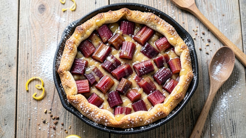 Rhubarb Pie Recipe Vegan: Tart-Sweet Crunch Without Dairy