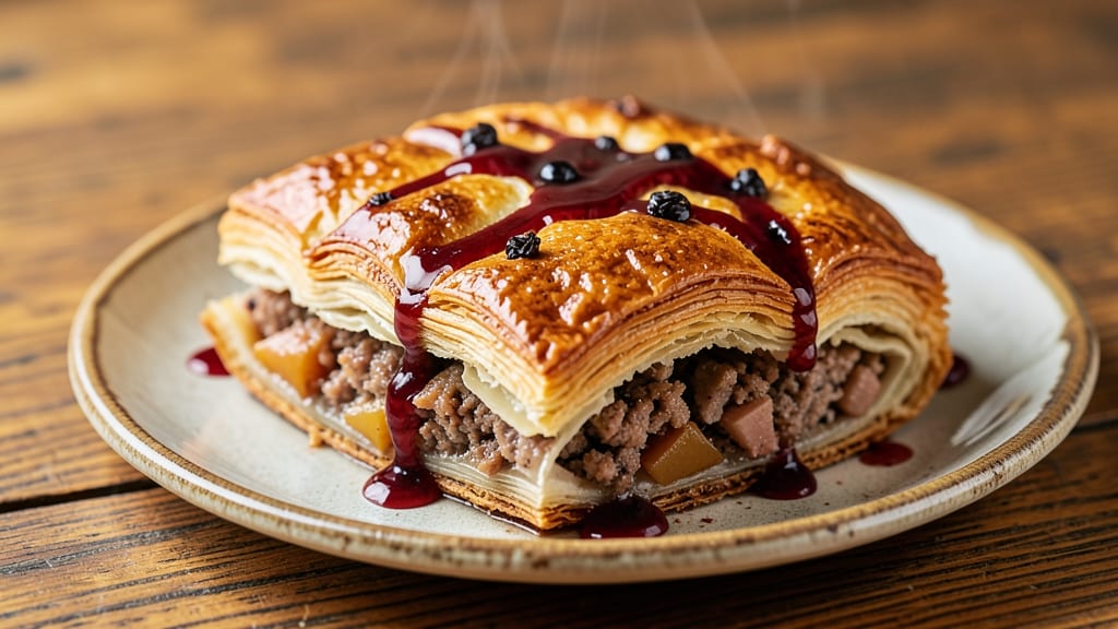 Pork Pie Tourtiere Recipe: Flaky Crust Encasing Spiced Meat Masterpiece