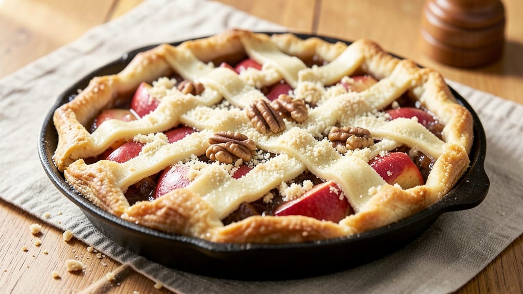 Sharlotka Apple Pie Recipe: Polish Apple Tart with Crispy Streusel Top